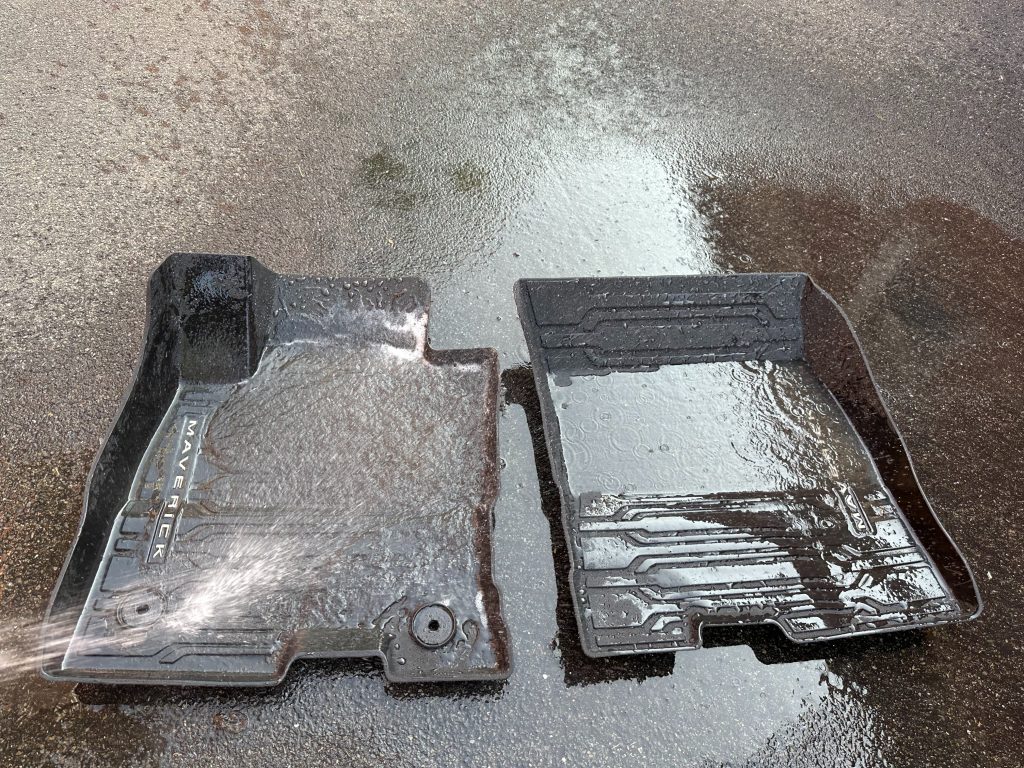 Rinsing Floor Mats