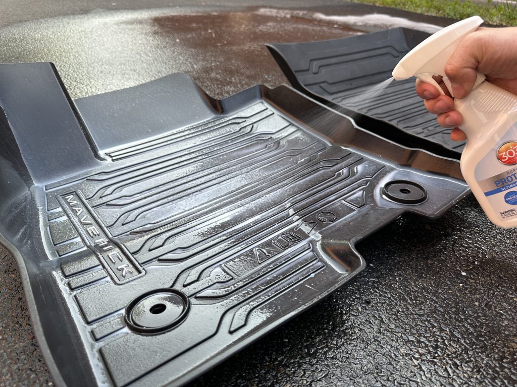 Spraying Aerospace Protectant