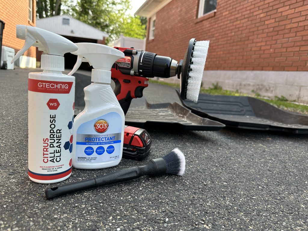 Tools for Cleaning Floor Mats