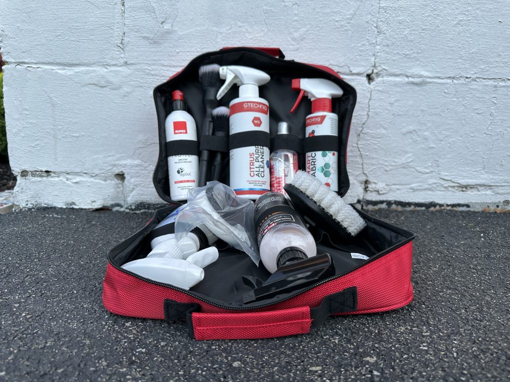 Gtechniq Branded Kit Bag Half Open