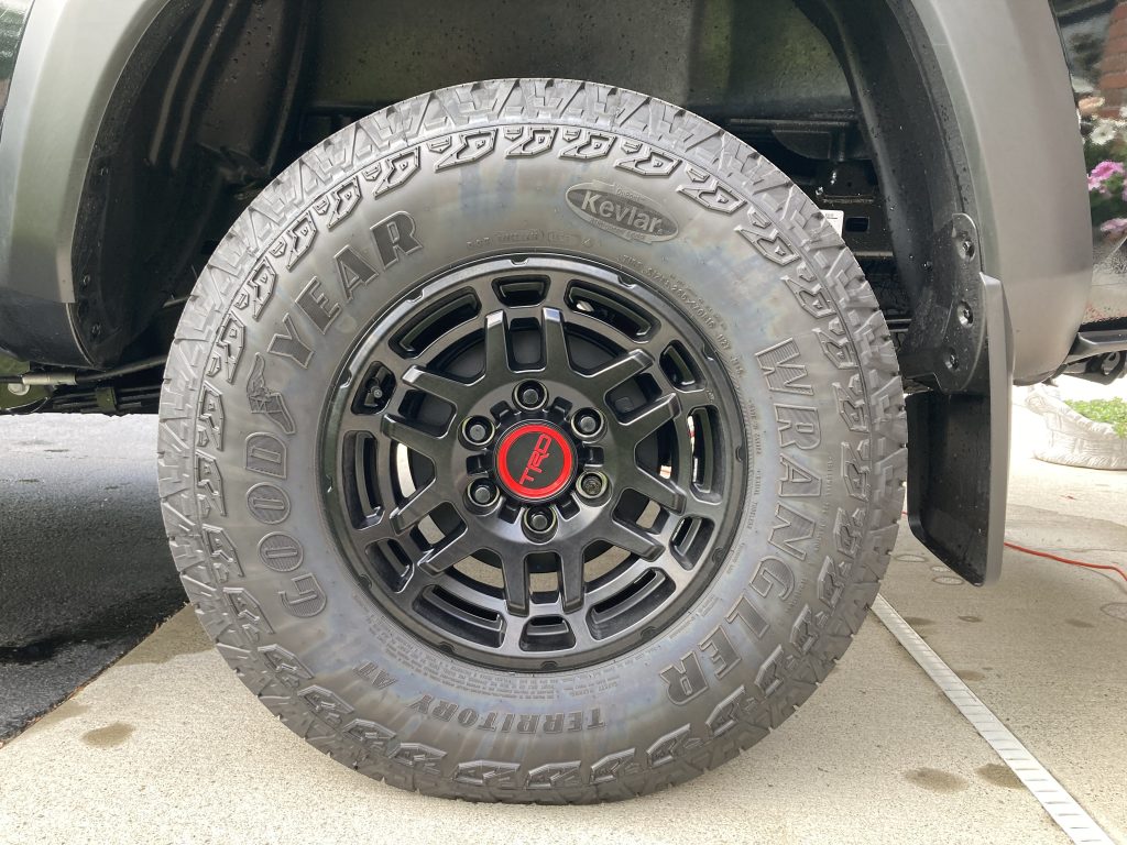 Before - TRD Pro Wheels and Tires