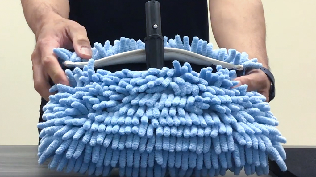 Autofiber Mitt on a Stick Assembly - Noodle Cover and Replacement Head