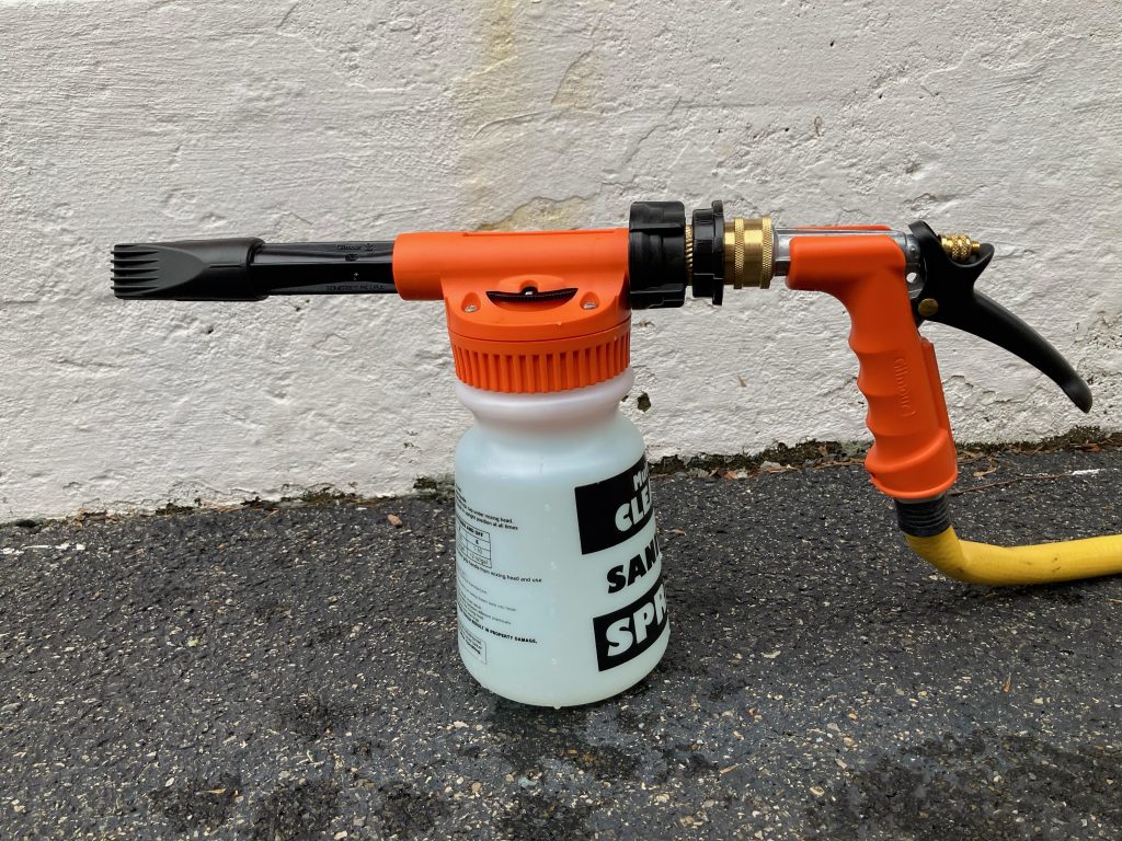 Gilmour Foamaster ready to go