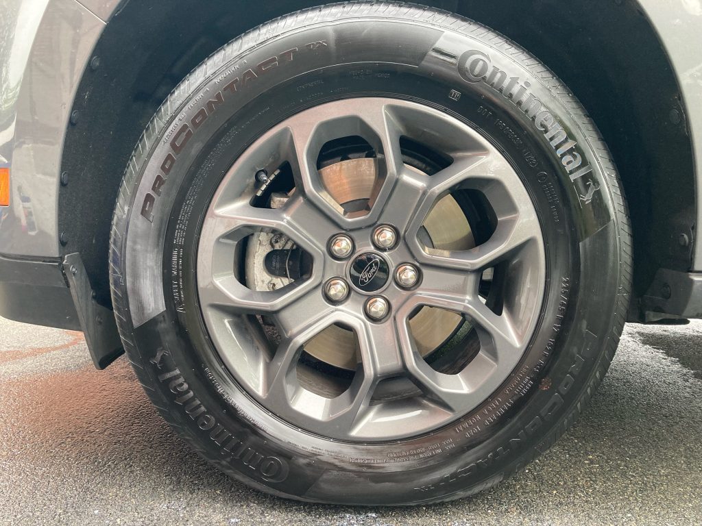 Tire after one coat of PERL