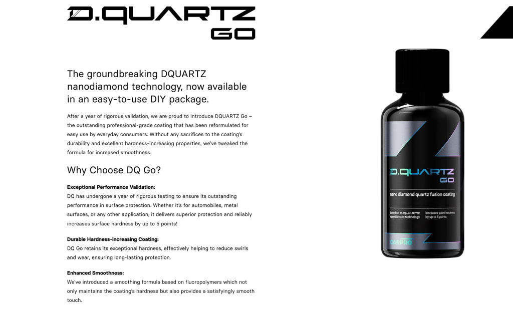 CarPro Dquartz GO