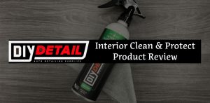 Dashboard Cleaning with DIY Detail Interior Clean & Protectant
