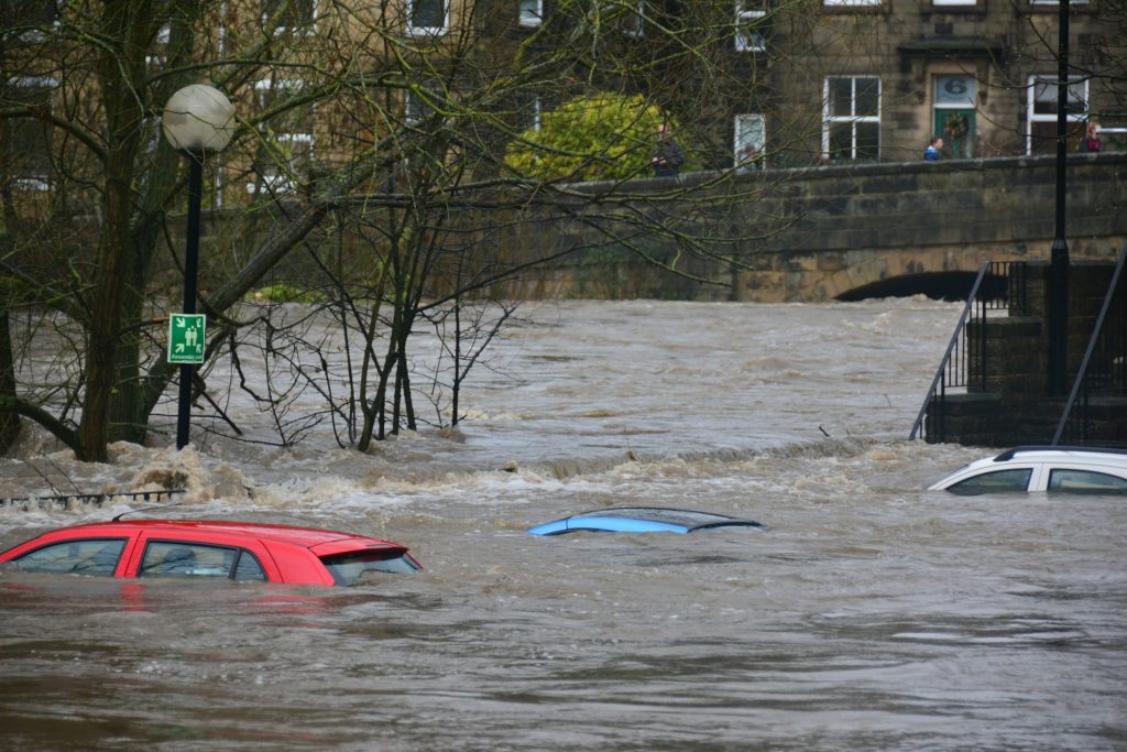 car flooded