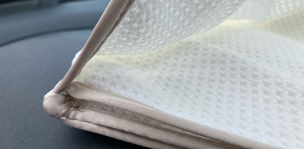 Glass Flip Waffle Closeup