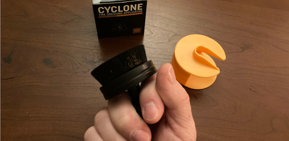 Work Stuff Cyclone Dressing Applicator How to Hold Secondary