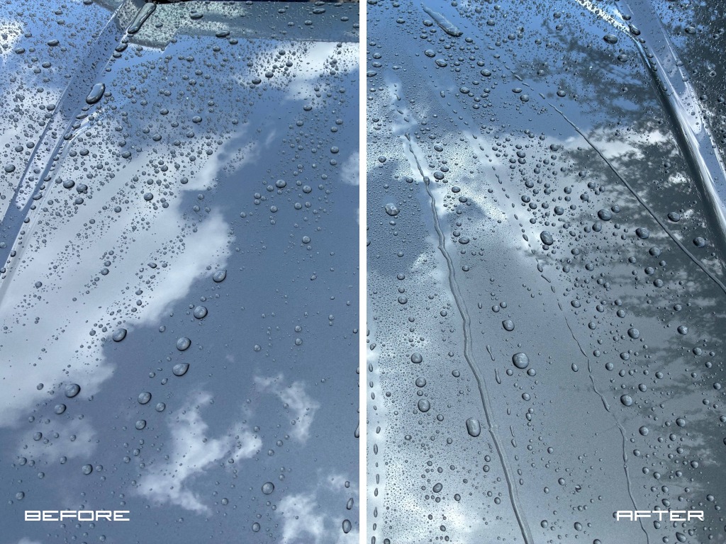 Gyeon WetCoat Application Before and After