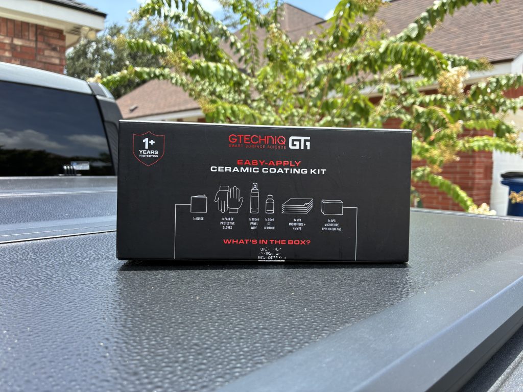 Gtechniq GT1 Coating Kit Bottom of Box