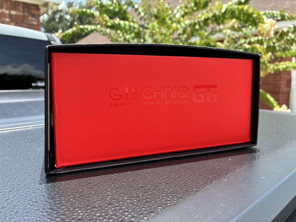 Gtechniq GT1 Coating Kit Side of Box