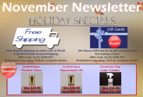 November 2008 Newsletter November 2008 Newsletter