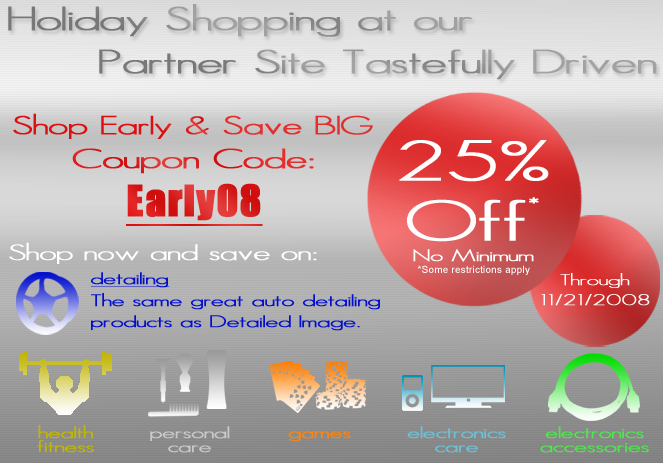 25% Off at Tastefully Driven Newsletter 25% Off at Tastefully Driven Newsletter