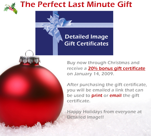 The Perfect Last Minute Gift - Detailed Image Gift Certificate The Perfect Last Minute Gift - Detailed Image Gift Certificate