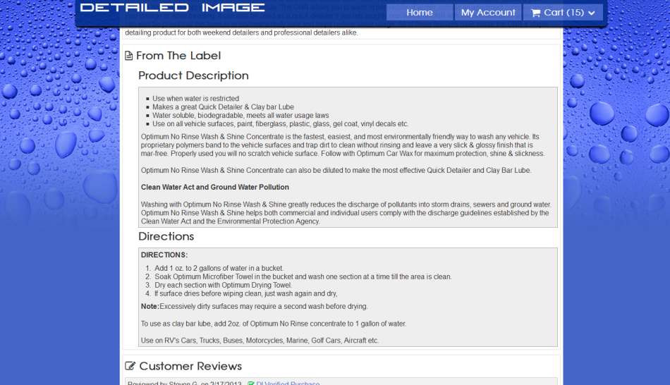 New DI Product Info