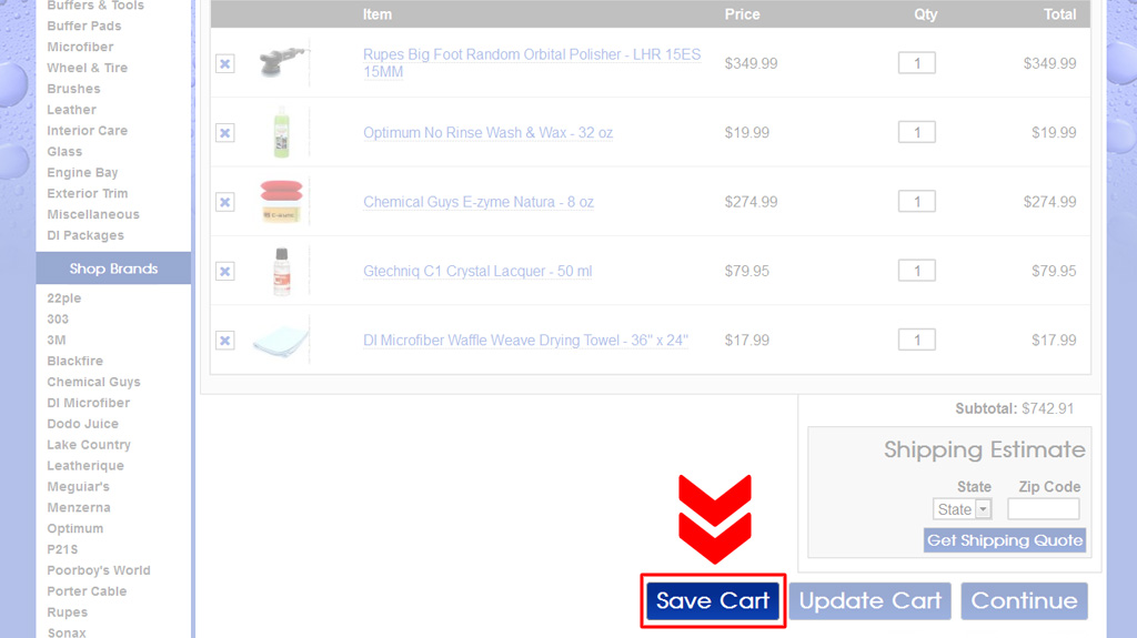 DI Wish List Step 1