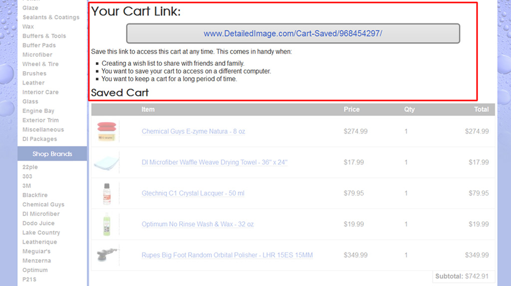 DI Wish List Step 2