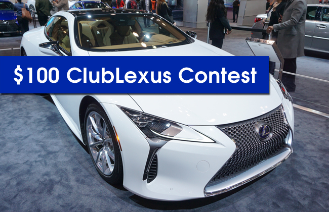 $100 ClubLexus Contest