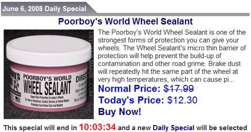 June 6th Daily Special example