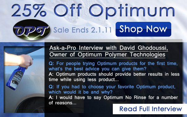 Optimum Polymer Technology Sale & Exlcusive Interview w/ Optimum Owner David Ghodoussi (Dr. G) Optimum Polymer Technology Sale & Exlcusive Interview w/ Optimum Owner David Ghodoussi (Dr. G)