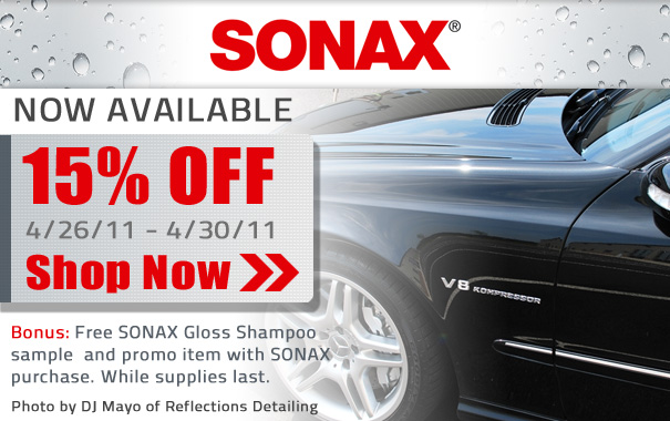 15% Off SONAX Products 15% Off SONAX Products