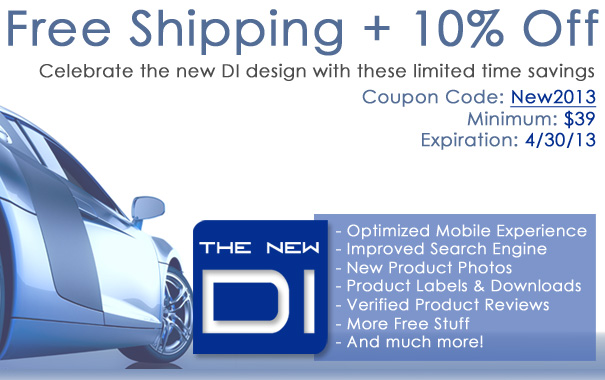 Free Shipping + 10% Off - Celebrate The New DI