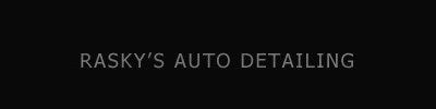 Rasky's Auto Detailing Logo