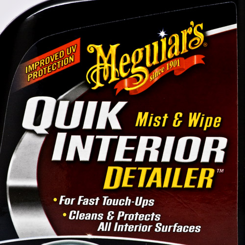 Meguiar's Quik Interior Detailer front label Meguiar's Quik Interior Detailer front label