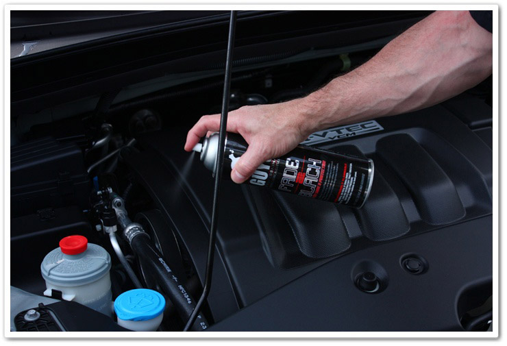 Dressing and protecting your engine bay with Chemical Guys Fade 2 Black Dressing and protecting your engine bay with Chemical Guys Fade 2 Black