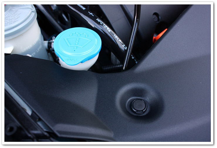 After picture of an engine bay detail After picture of an engine bay detail