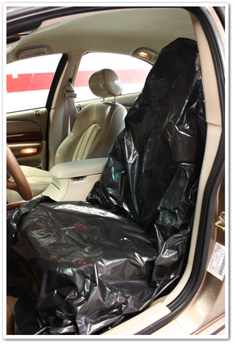 Bag seat cover with Rejuvenator Oil applied Bag seat cover with Rejuvenator Oil applied