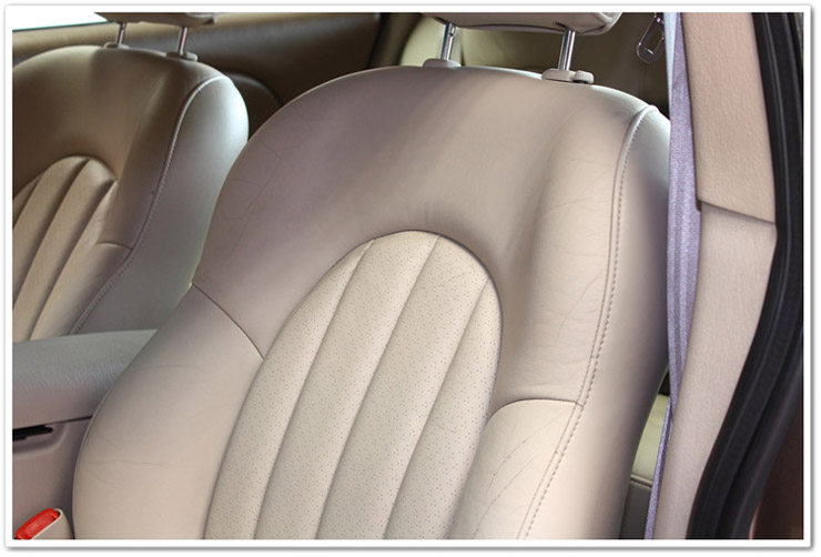 Driver seat after Leatherique process
