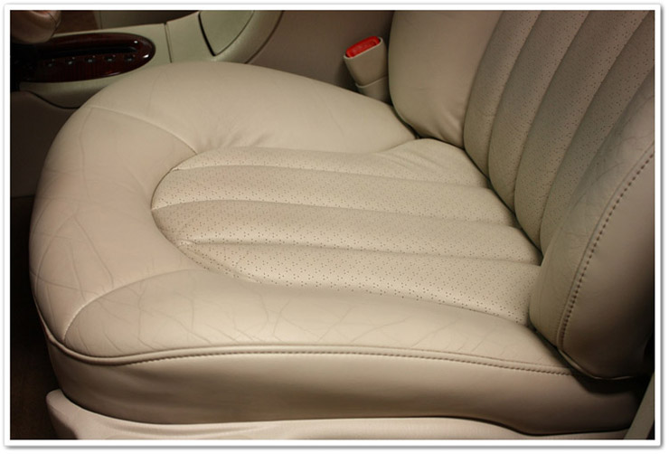 Driver seat after Leatherique leather restoration process Driver seat after Leatherique leather restoration process