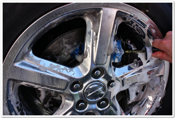 Mini EZ Detail brush on wheels