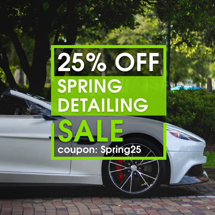 25% Off Spring Detailing Sale - Coupon Spring25