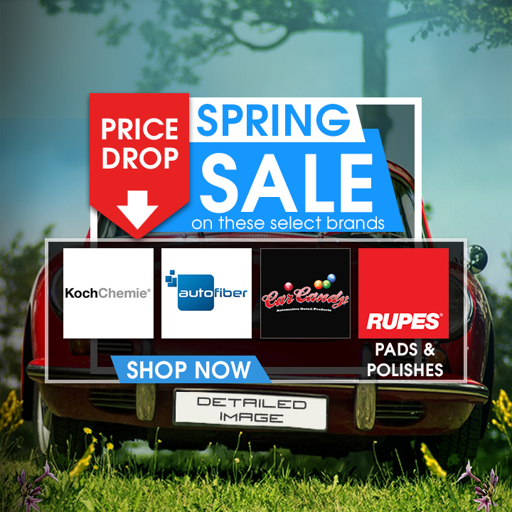 Price Drop Spring Sale on these select brands - Koch Chemie, Autofiber, Car Candy, and Rupes Pads & Polishes - Shop Now