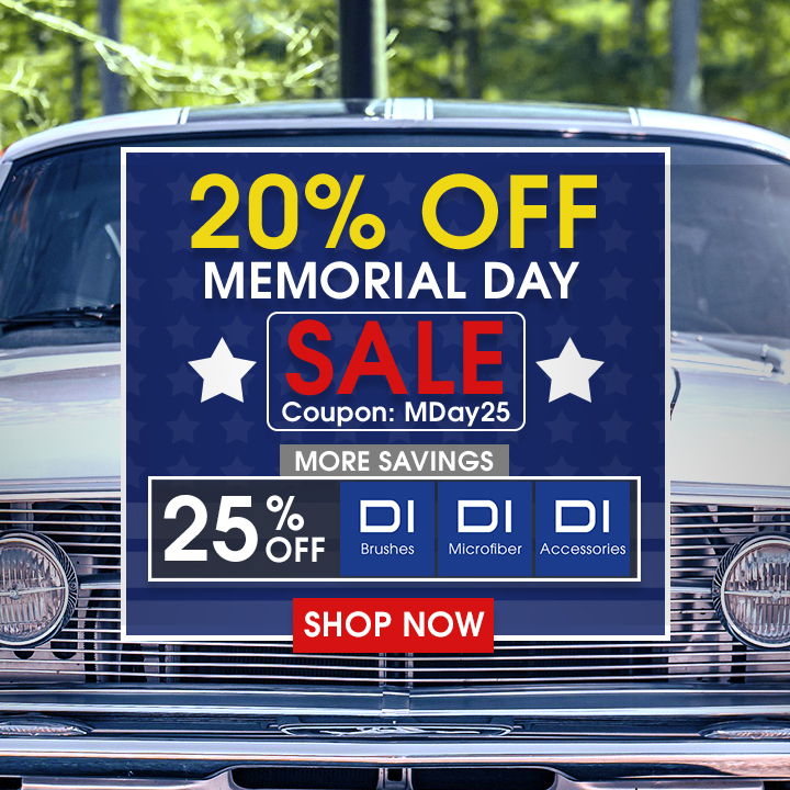 20% Off Memorial Day Sale - Coupon MDay25 - More Savings - 25% Off DI Brushes, Microfiber, and Accessories - Shop Now