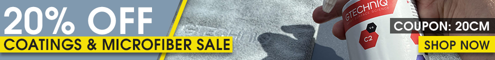 20% Off Coatings & Microfiber Sale - Coupon 20CM - Shop Now