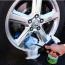 E-Z Detail Brush and P21S Gel Wheel Cleaner used on wheels