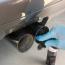 Optimum Metal Polish being applied with 0000 grade steel wool