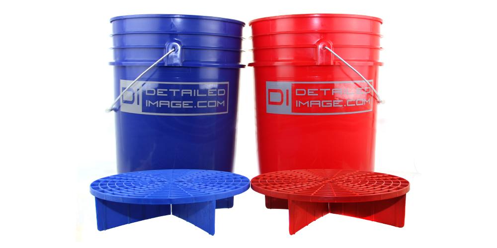 2x 5 Gallon Buckets & 2x Grit Guards Kit
