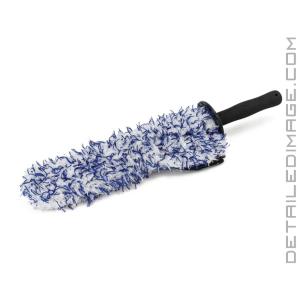 Autofiber Barrel Blade Lite Wheel Brush with Plush Microfiber Cover