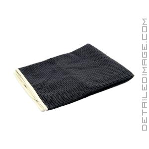 Autofiber Big Thirsty Waffle Weave Drying Towel Black - 25" x 36"
