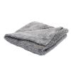 Autofiber Korean Plush 470 Gray - 16" x 16"