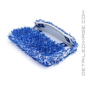 Autofiber Mitt on a Stick Wash Monster Plush Microfiber Cover Blue