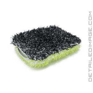 Autofiber Wash Monster Plush Car Wash Pad Green & Black - 10" x 8"
