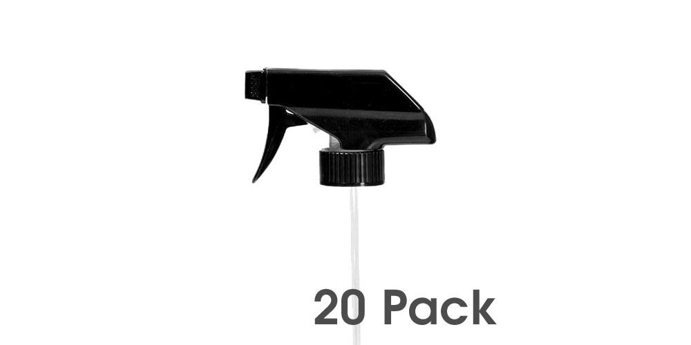Blowout Adjustable Trigger Sprayer Black 7.5" 20 pack