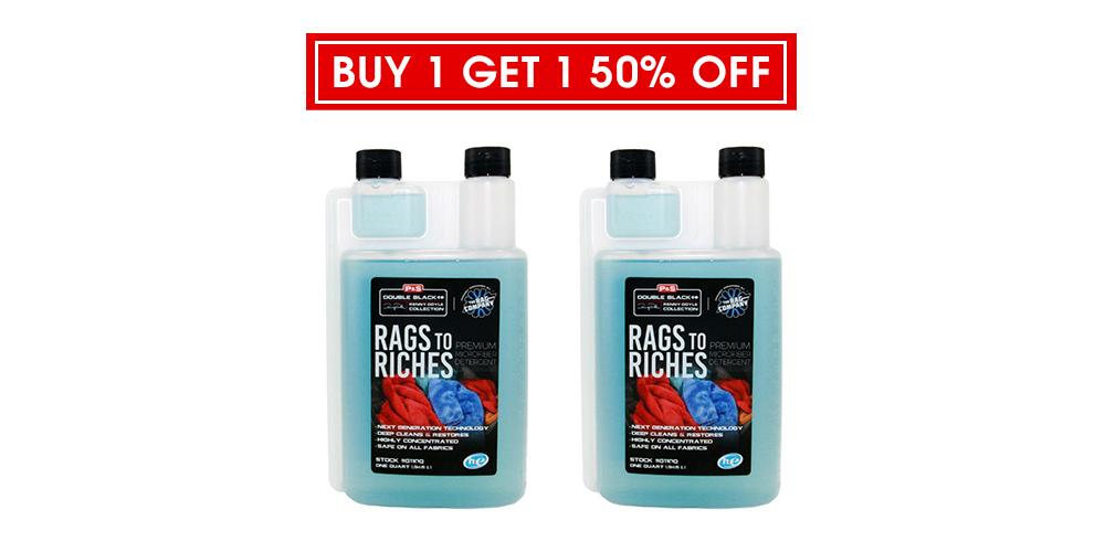 P&S Buy 1 Get 1 50% Off Rags to Riches Microfiber Detergent 32 oz