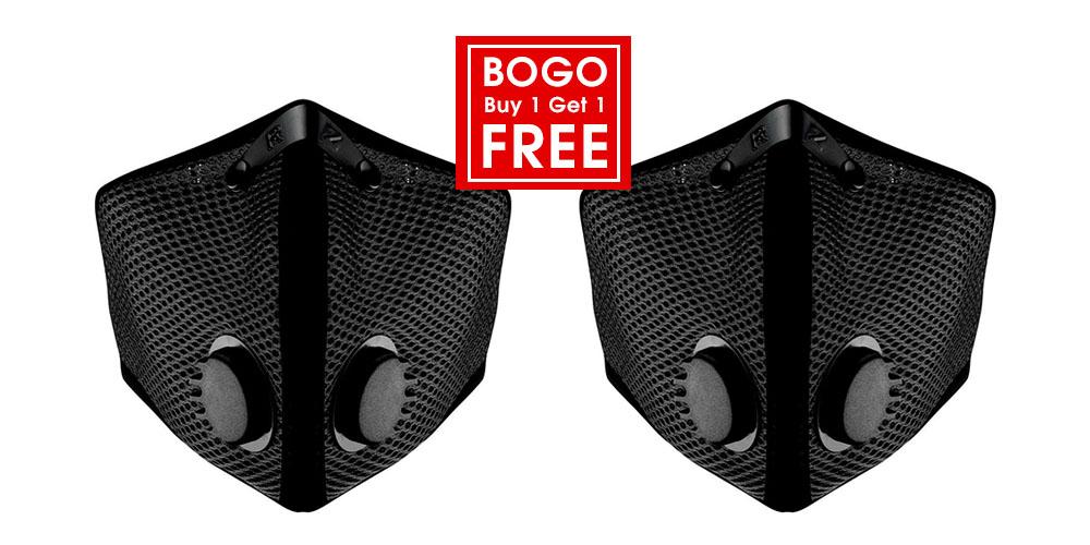 RZ Mask Buy 1 Get 1 Free M2 Mesh Black Mask M